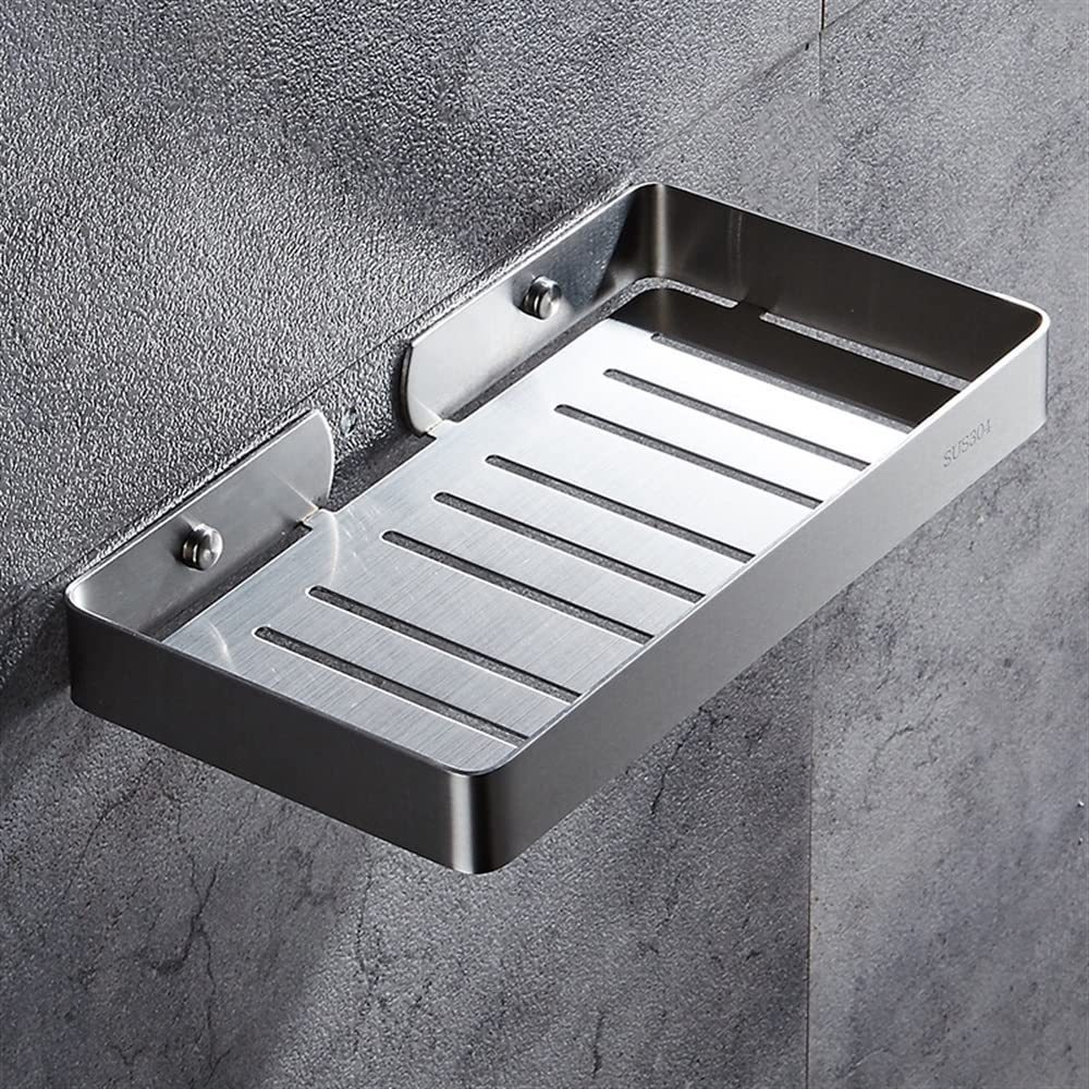 TXGJWRA Stainless Steel Shower Caddy Corner Shelf with Shampoo and Soap Holder Wall Mounted Bathroom Organizer for Kitchen