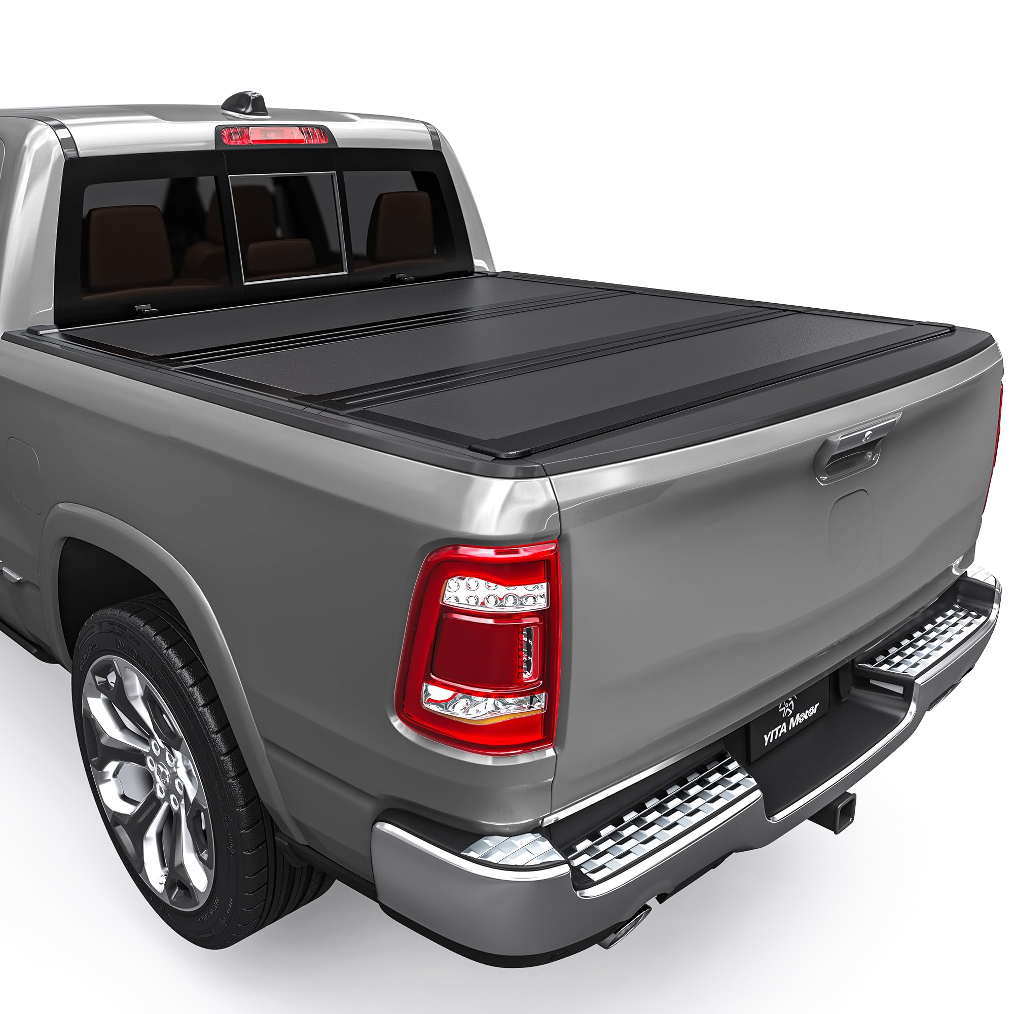 Amazon.com: YITAMOTOR Low-Profile Hard Tri-Fold Truck Bed Tonneau