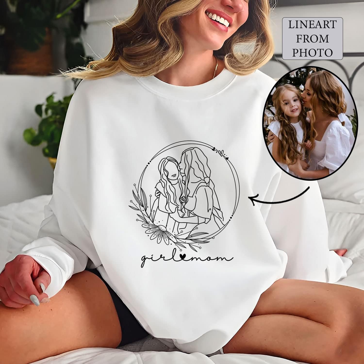 Custom Sweatshirts Design Your Own, Girl Mom Shirt, Girl Mom Sweatshirt, Mama Shirts, Mothers Day Shirt