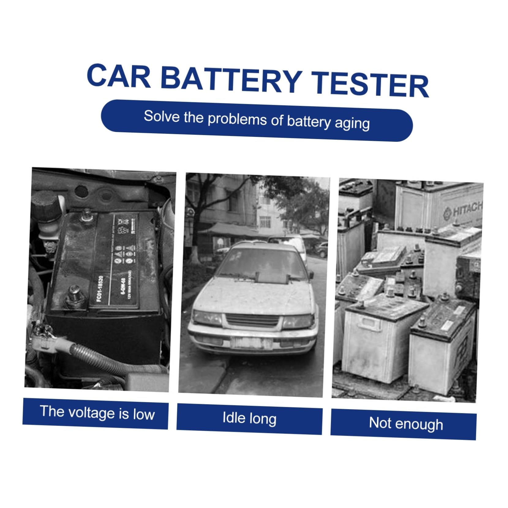 Alipis Analizzatore Di Batteria Auto Tester Di Carico Per Batterie Auto Funzione Di Stampa Strumento Di Compatto