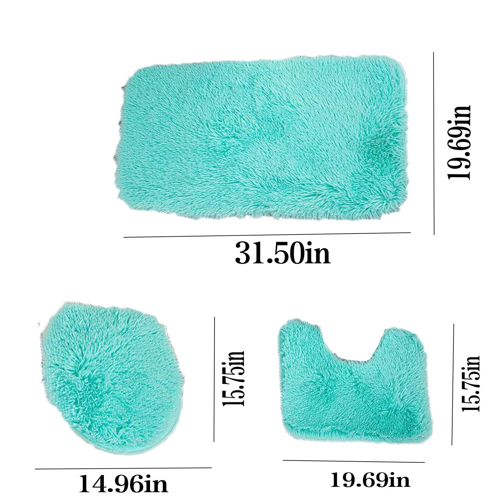 Badgarnitur Badematte Kinder Teppich Für Badezimmer Badezimmer Teppiche Badezimmerteppich Groß Toilettenteppich Teppich Badezimmer Set Plüsch-badematte Bathroom Mat Badteppich Set Wc Teppich(Color:Lig