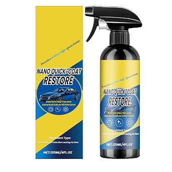 Nano Quick Coat Restore - Quick Effect Coating Agent, Advanced Car Quick-Acting Coating Agent Spray 1Pcs,120ml/4fl oz