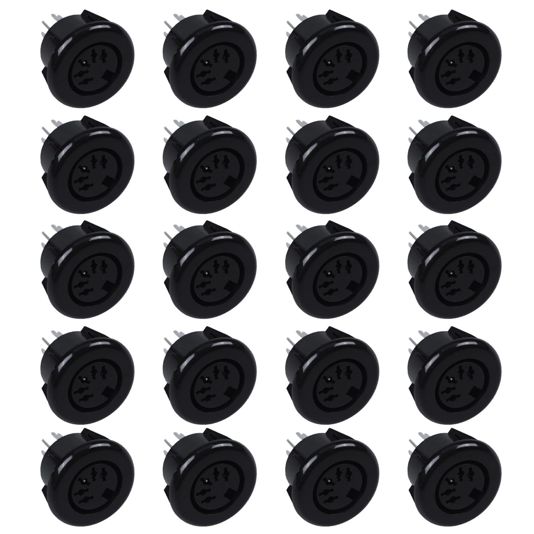 20X Spina 5 Pin Adattatore DIN per Connettore A Tastiera Monte A Pannello