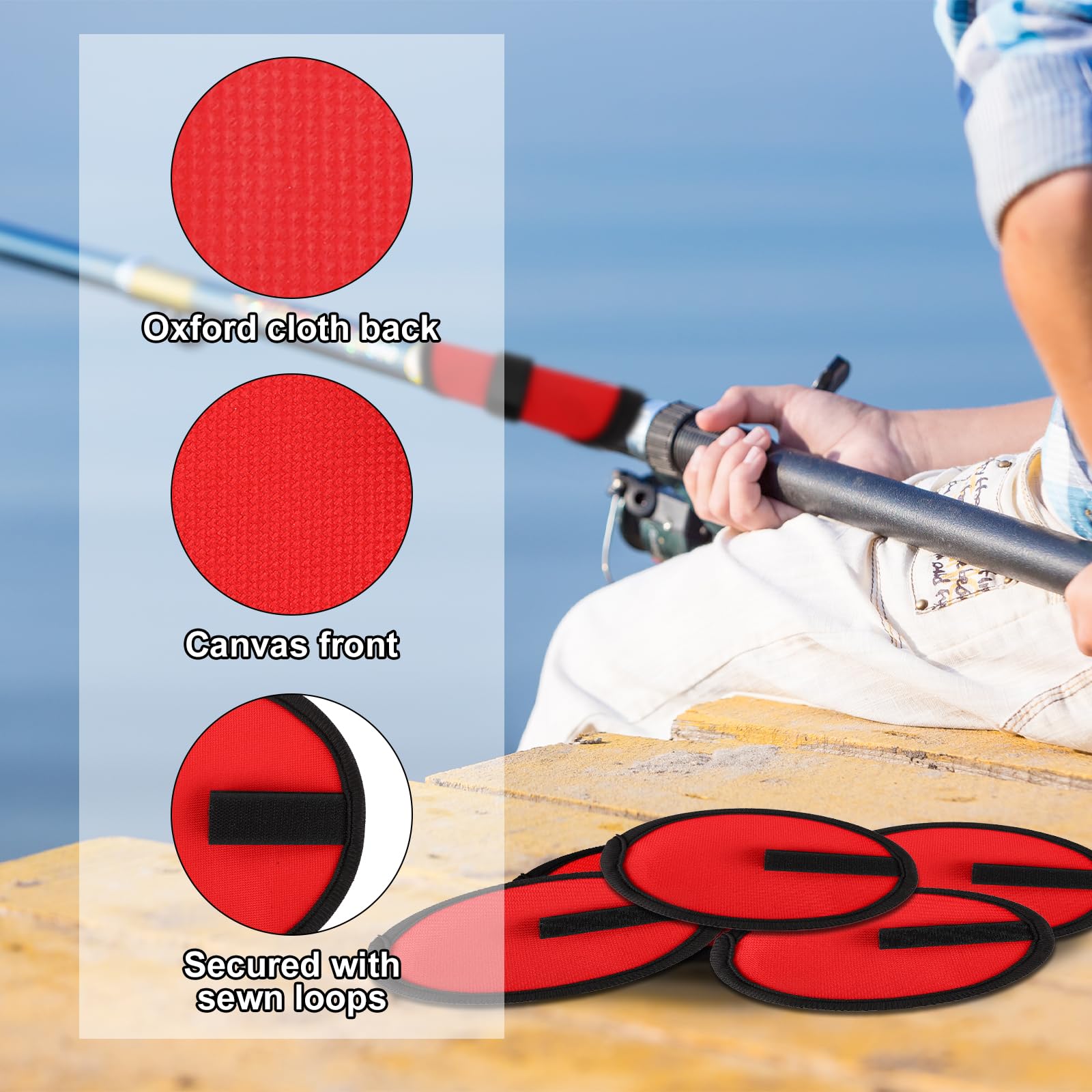 Gosknor 6pz Involucro per Esche, 15 cm Coperture per Esche da Pesca Protezioni per Ami da Pesca Protezione per Esche per Mantenere i Pescatori al Sicuro Durante la Pesca per la Canna da Pesca