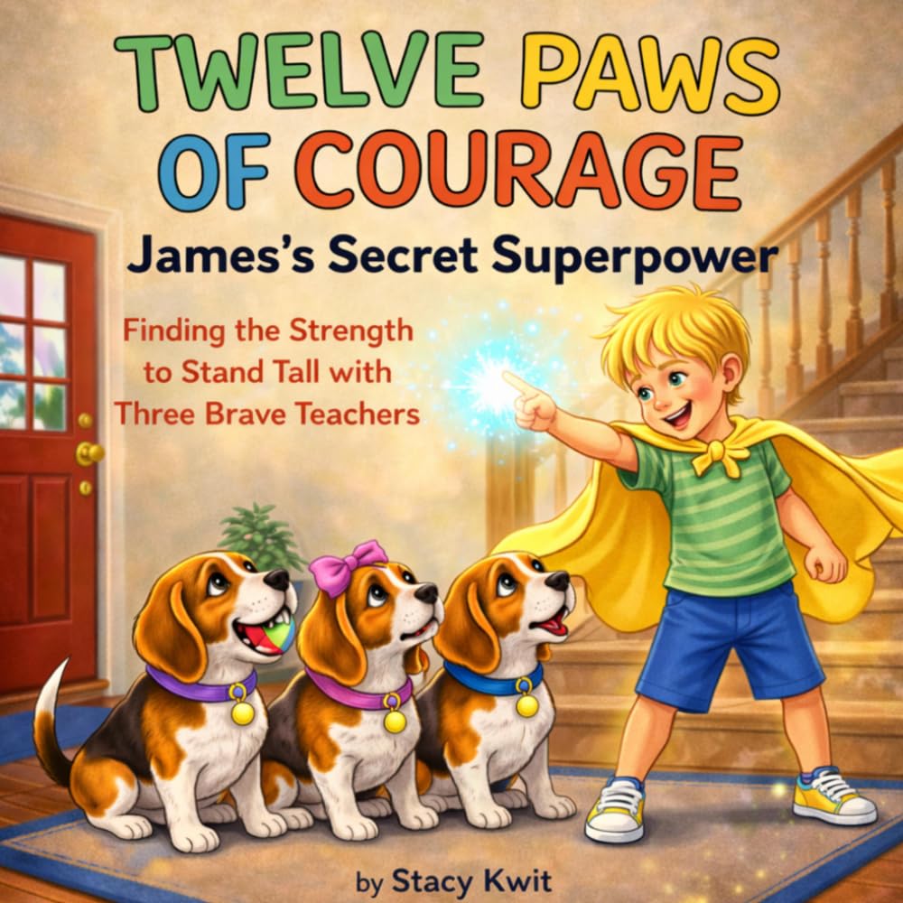 Twelve Paws of Courage: James's Secret Superpower: Finding the Strength to Stand Tall with Three Brave Teachers
