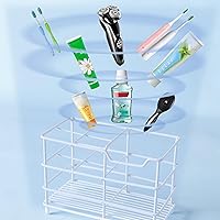 Vista 5 de Dseap Soporte para cepillo de dientes, soporte eléctrico para cepillos de dientes, soporte para cepillo de dientes de acero inoxidable, soporte