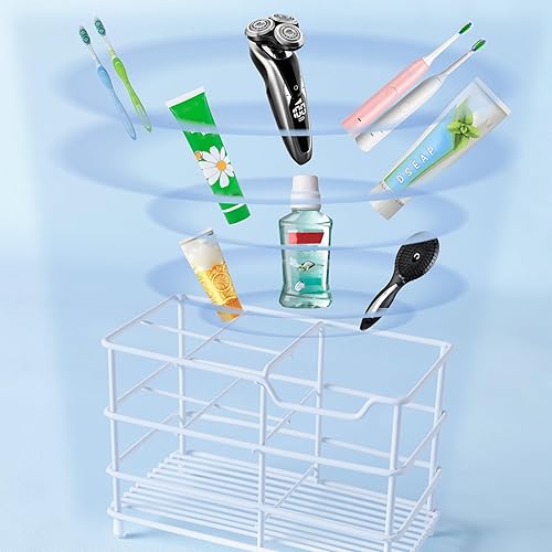 Miniatura 5 de Dseap - Soporte para cepillo y pasta de dientes de acero inoxidable