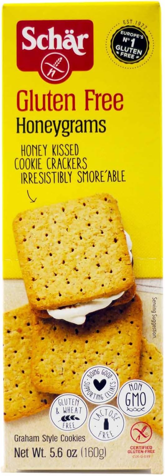 SCHAR, CRACKERS,HONEYGRAHAMS,GF 5.6 OZ