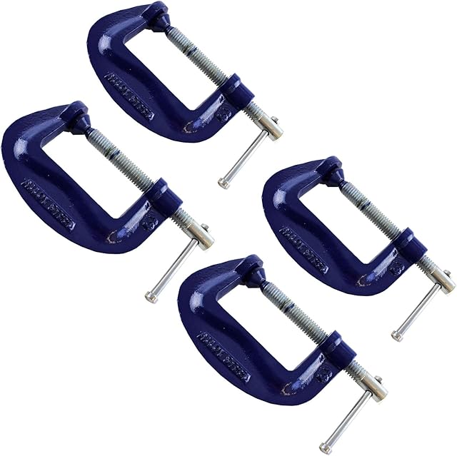 3 Heavy Duty G Clamp (4 Pack) C Grip Holder Clasp Vice TE295