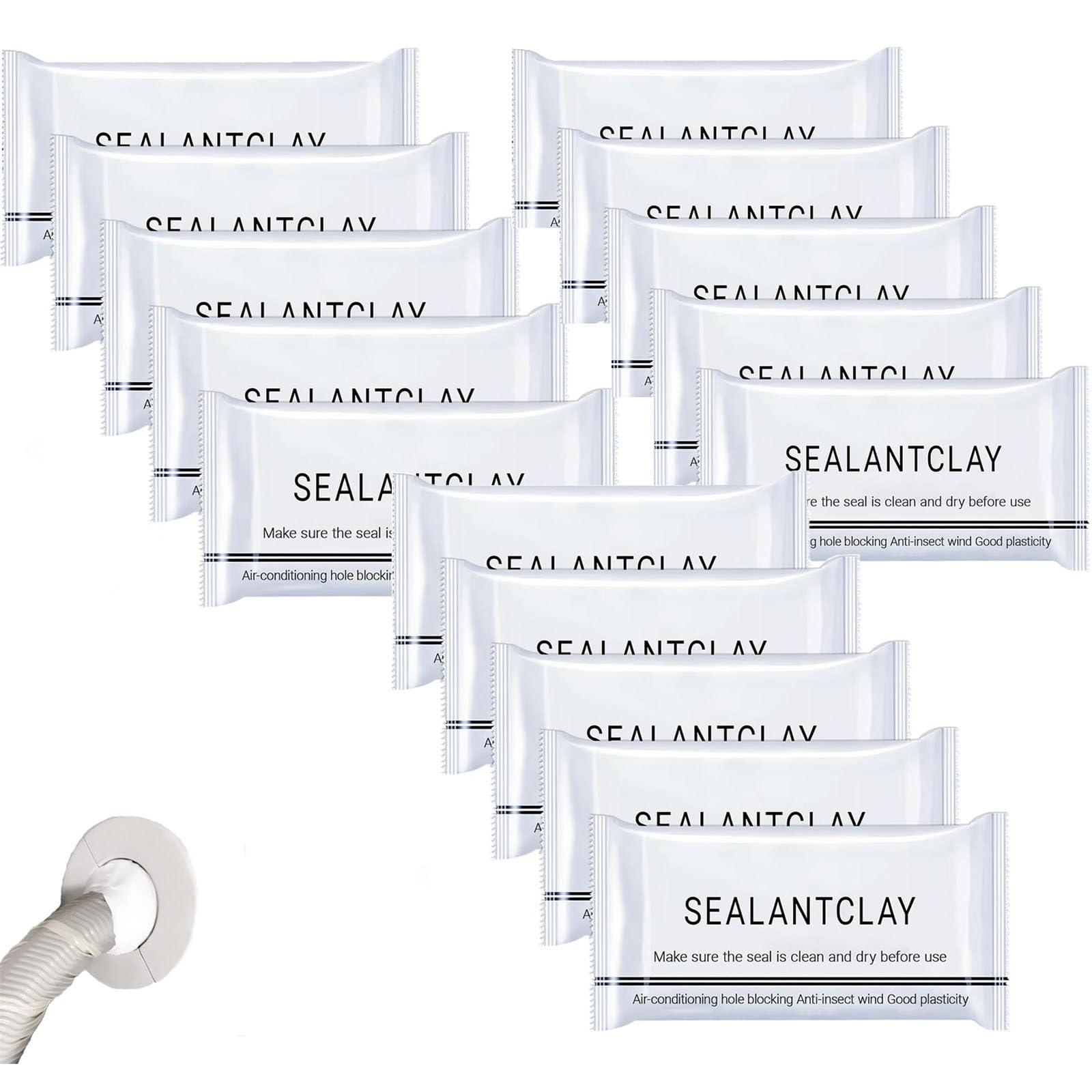 Multi-Purpose Wall & Pipe Sealing Clay, Waterproof Putty for Pipes