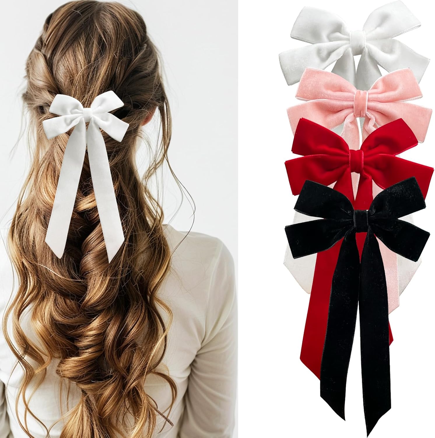 acca/アッカ】バレッタ リボン 水色 ☆アッカ バレッタ リボン