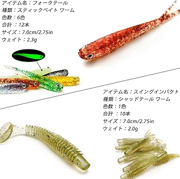 Amazon Co Jp Vmsixvm アジング メバリング ワーム ジグヘッド セット 106本 バス釣り ワームセット メバルワーム ソフトルアー ワーム8種り ジグヘッド2色入 収納ケース付き 淡水 海釣り両用 スポーツ アウトドア