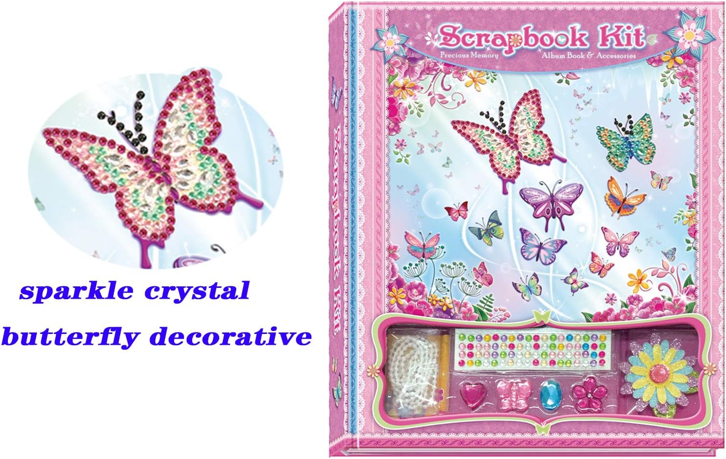 DUDUBUY Scrapbook Craft Kit Rainbow Unicorn Design Picture Frames DIY Stickers Set for Grils Gift (Rainbow Unicorn) : Toys & Games
