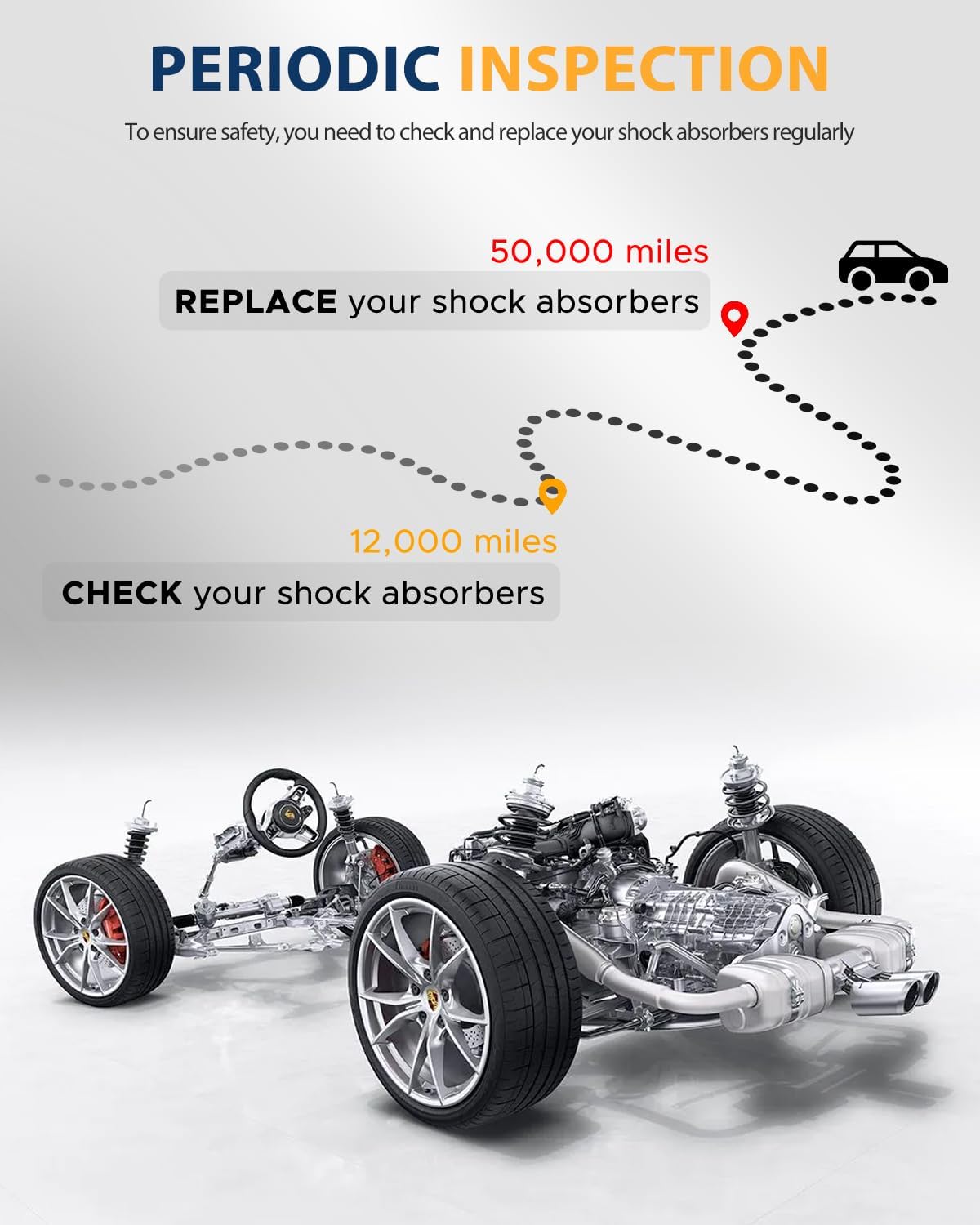 Pair Front Complete Struts Coil Spring Assembly Fits for Nissan Altima 2013-2017 Shock Absorbers 2014 2015 2016 Replacement 172901 172902