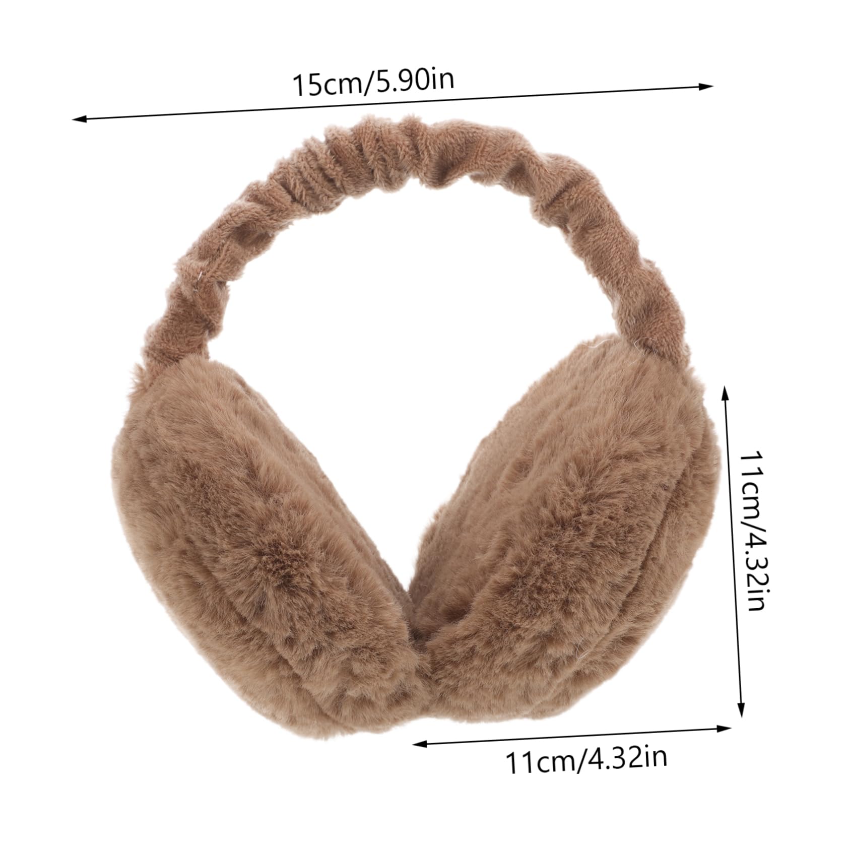 Ipetboom Winter Earmuffs for Women Cute Ear Warmers Cozy Stylish Accessory for Cycling Skiing Cold Weather