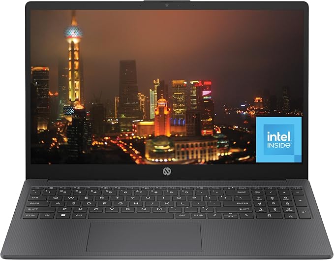 HP 15 inch Laptop, FHD Display, Intel Processor N200, 4 GB RAM, 128 GB UFS, Intel UHD Graphics