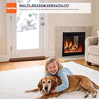 Vista 2 de MAGZO Tope de Corrientes de Aire para Puerta, Bloqueador de Corrientes de Aire Bajo la Puerta de 32 Pulgadas Tope de Ruido, Bloqueador de Viento