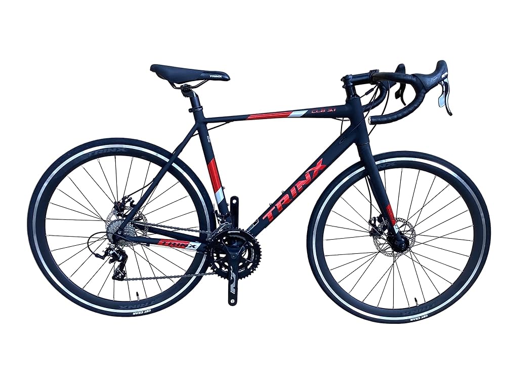 TRINX ロードバイク ヨーロッパ仕様 限定カラー ブラックandレット