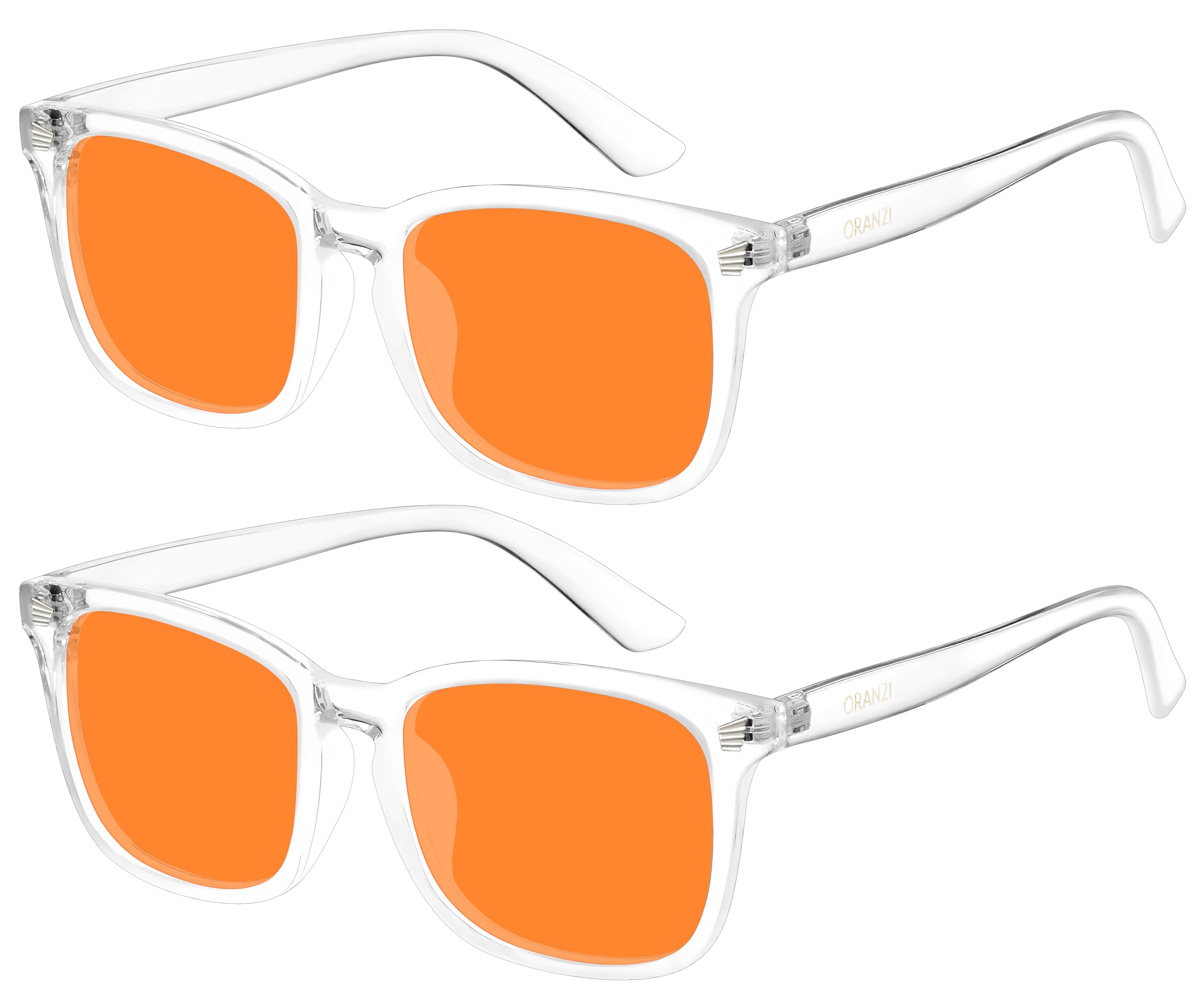 Blaulicht-Spielbrille für Männer und Frauen, Computer-Gläser für Herren, Blaulichtfilter, Anti-Ermüdung und Ermüdung der Augen, 2 Stück