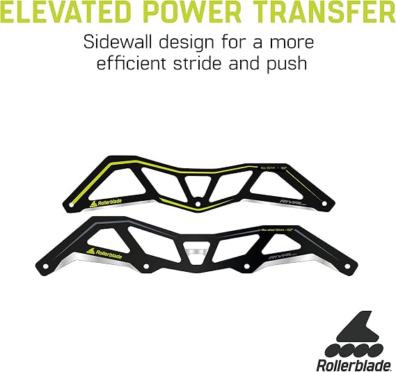 Rollerblade Rival 12.8 Frame 3x125mm, 1 Pair