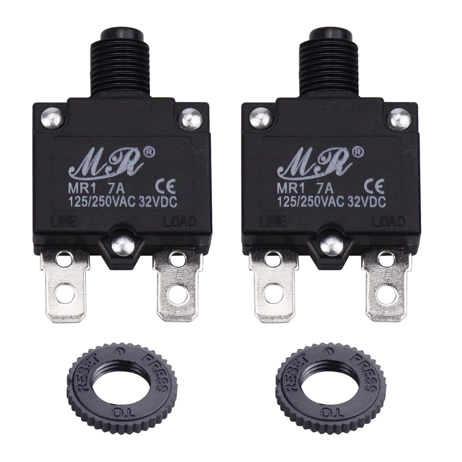 Uxcell Überlastschutz – 7A, AC125/250V & DC3 Produktbild-Vorschau 2