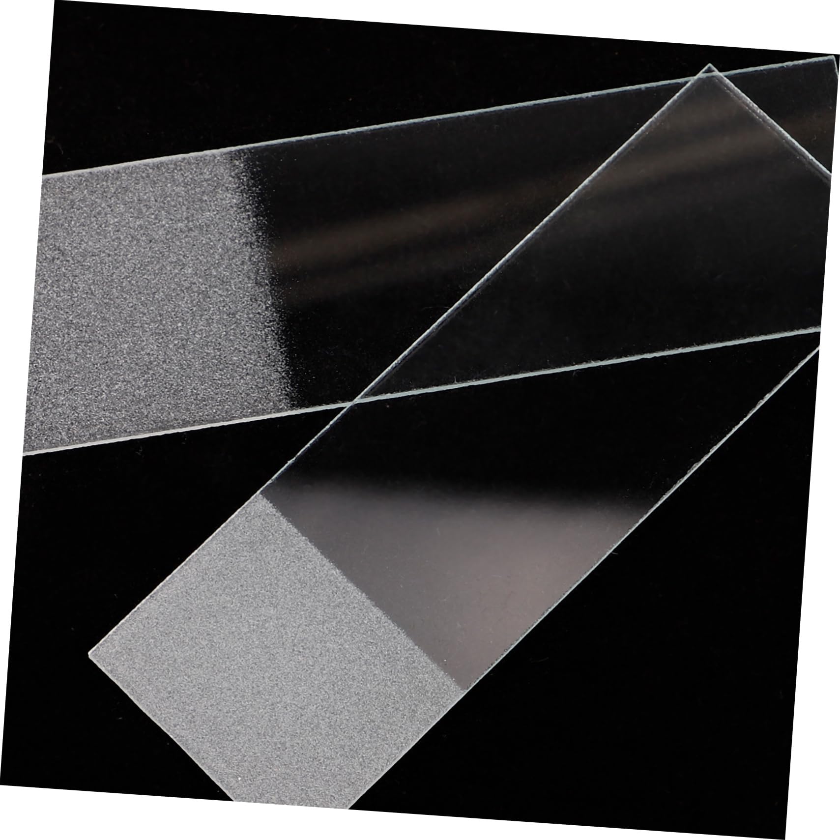 50pcs Microscope Slide Laboratory Slides Glass Slides Microscopy Slides Experiment Slides Microscope Accessories Microscopic Slides Transparent CHILDWEET