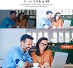 4K Webcam, DEPSTECH DW49 HD 8MP Sony Sensor Autofocus Webcam with Microphone, Privacy Cover and Tripod, Plug and Play USB Computer Web Camera for Pro Streaming/Online Teaching/Video Calling/Zoom/Skype