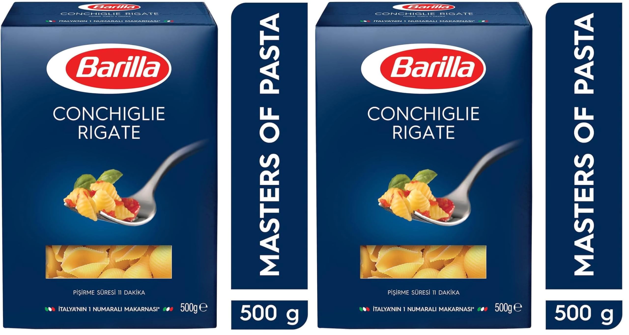 Barilla Mini Midye, Conchiglie 500 gr (2 paketi)