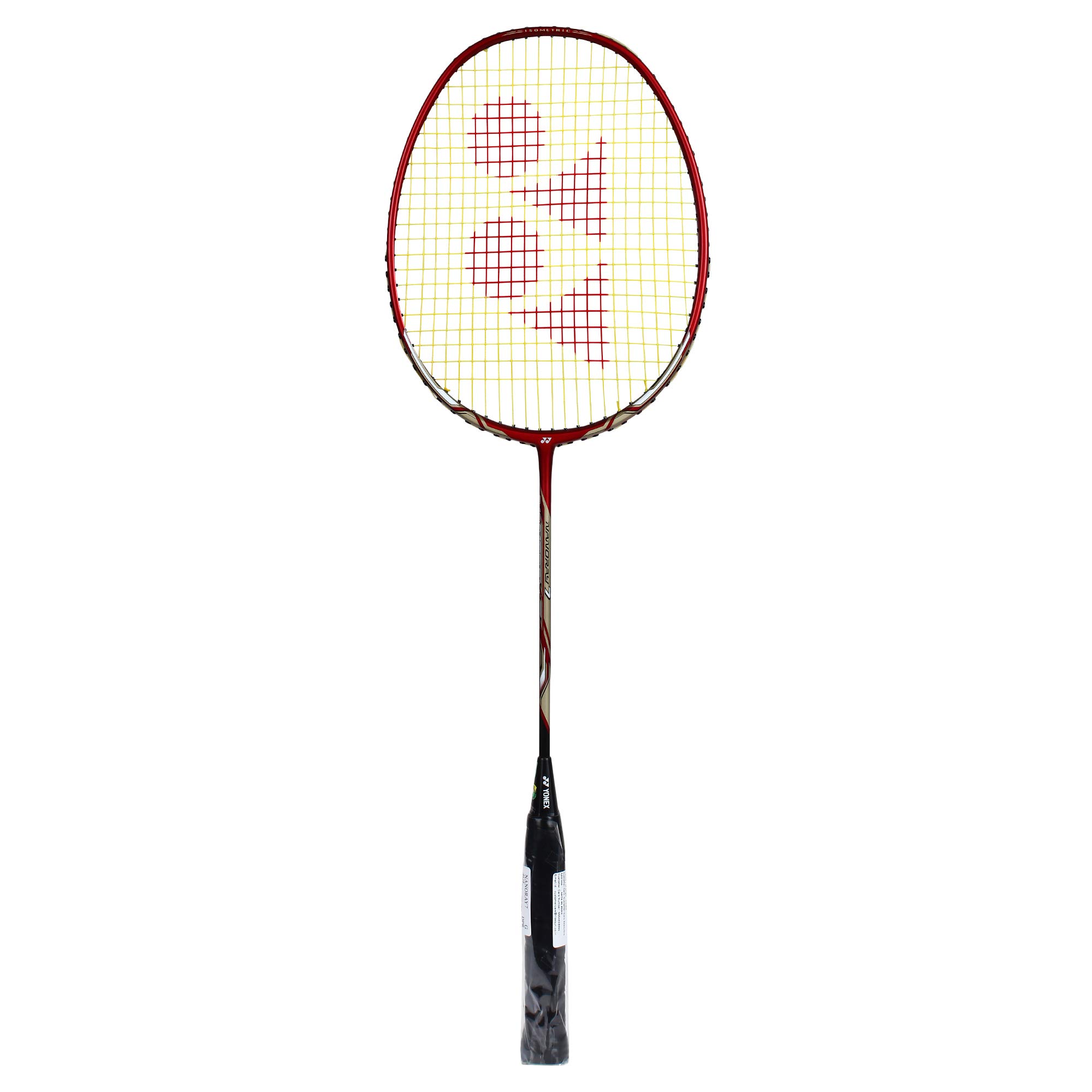 YONEXNanoray 7 Graphite Badminton Racquet, G4-3U (Deep Red)