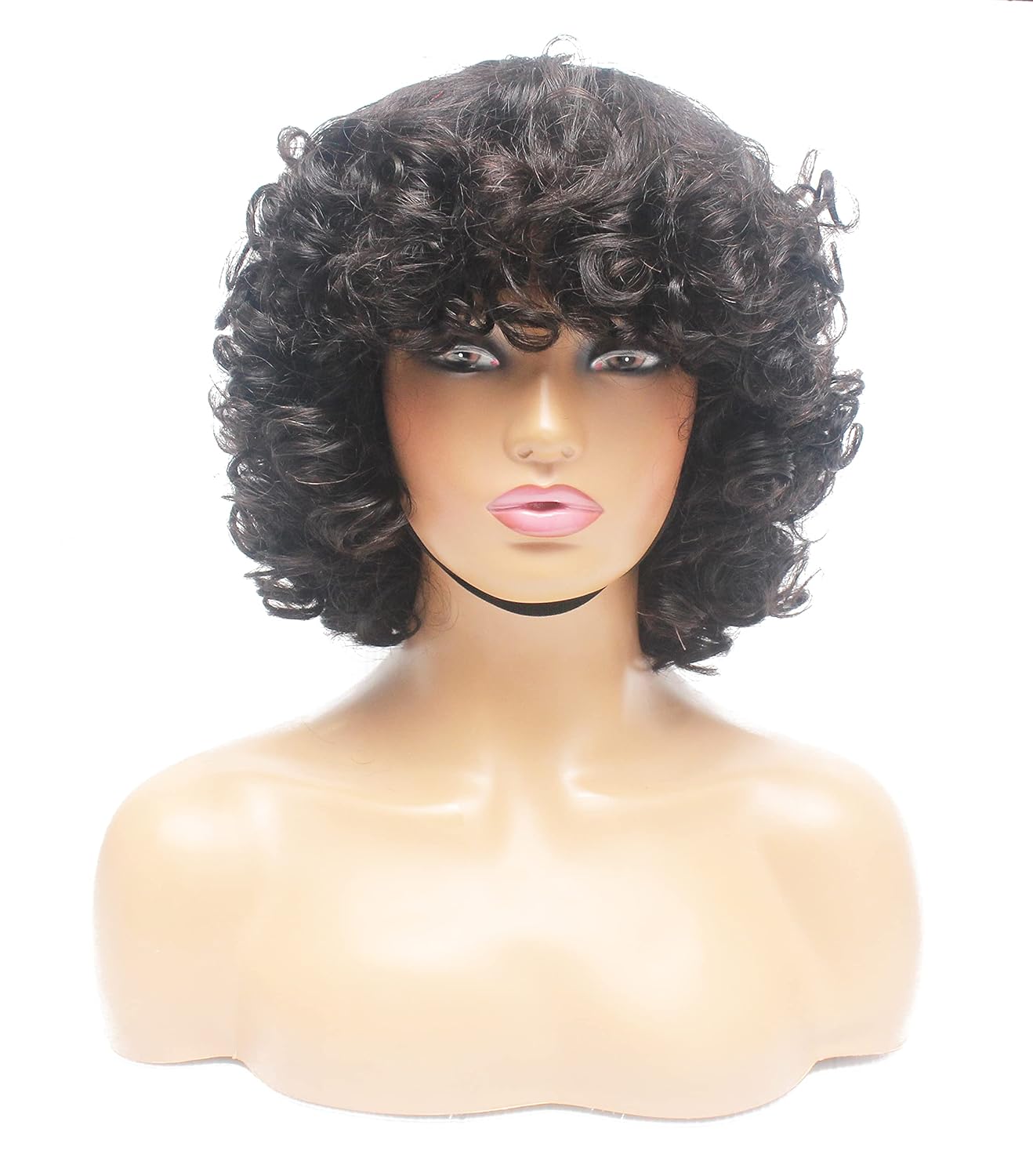 Double Drawn Bouncy Curly Human Hair Wig Lace Front Wigs Wigs Human