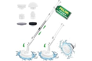 Cordless Electric Spin Scrubber: Effortless Bathroom Cleaning Revolution