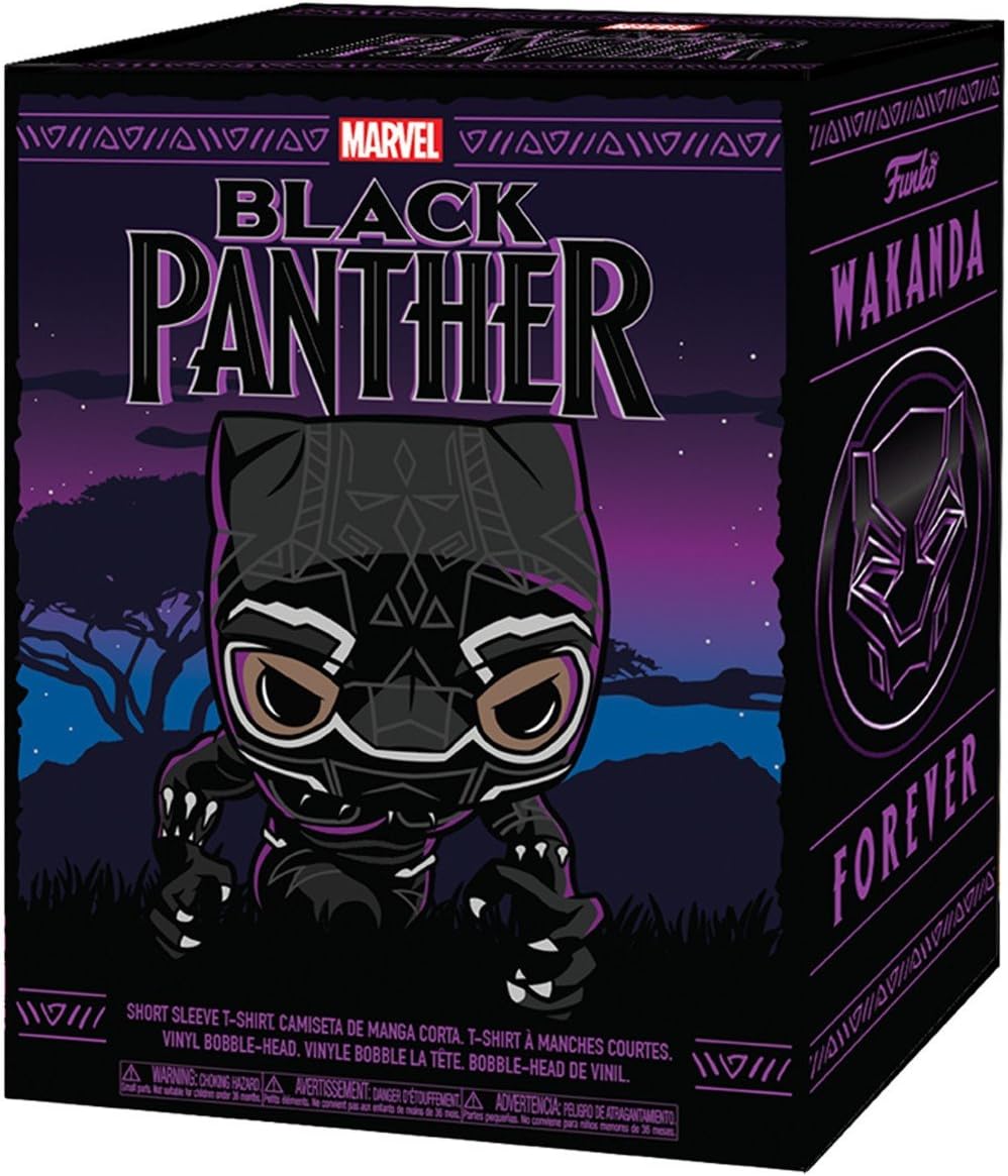 POP! Tee Funko Collectors Box Bundle Black Panther: POP! & Large T-Shirt