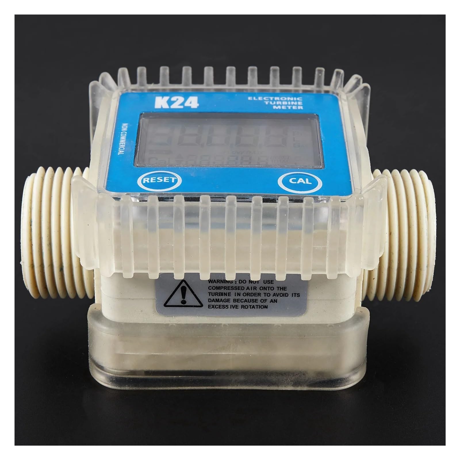 Contador de Agua, 1 Uds K24 Lcd Medidor De Flujo De Combustible Digital Ampliamente Utilizado For Productos Químicos Agua , para uso doméstico en el jardín