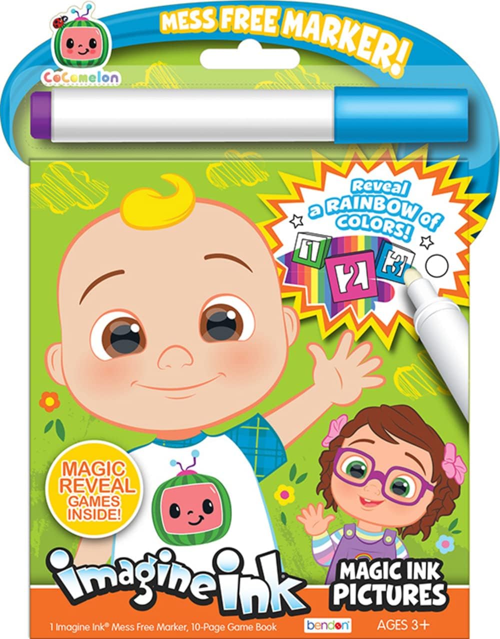Bendon Imagine Ink Magic Ink Pictures, (Cocomelon)