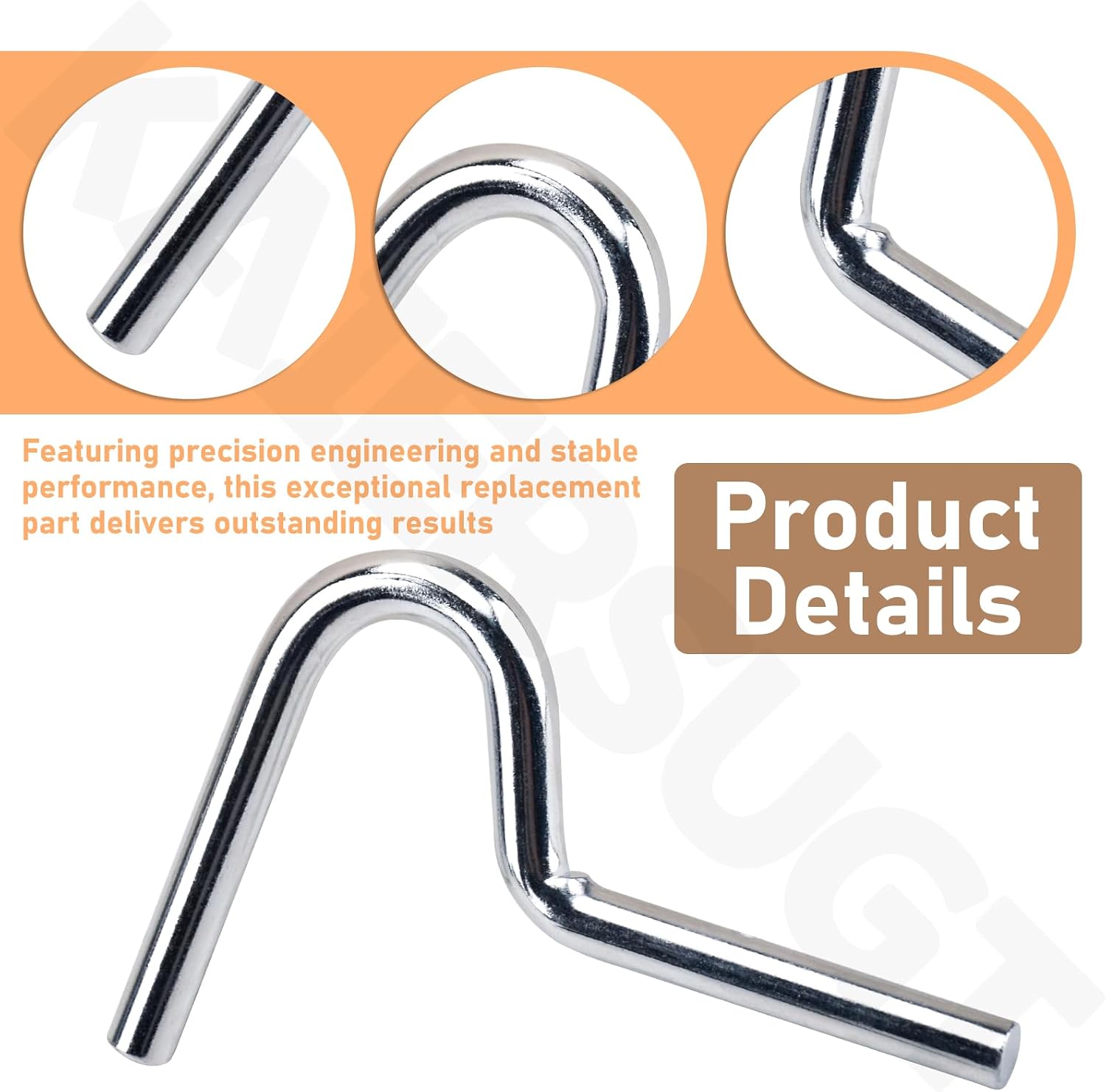 5224498 Swivel Handle Kit for 3/8" S-Mount Swivel Brackets Trailer Jacks, Plunger S-Mount Replacement Part