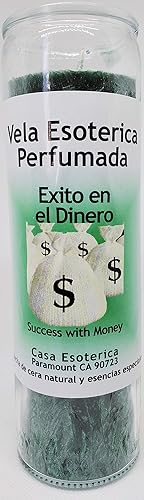 Éxito con vela de dinero (Exito en el Dinero)-Hechizo de magia espiritual Vela de cera de palma esotérica