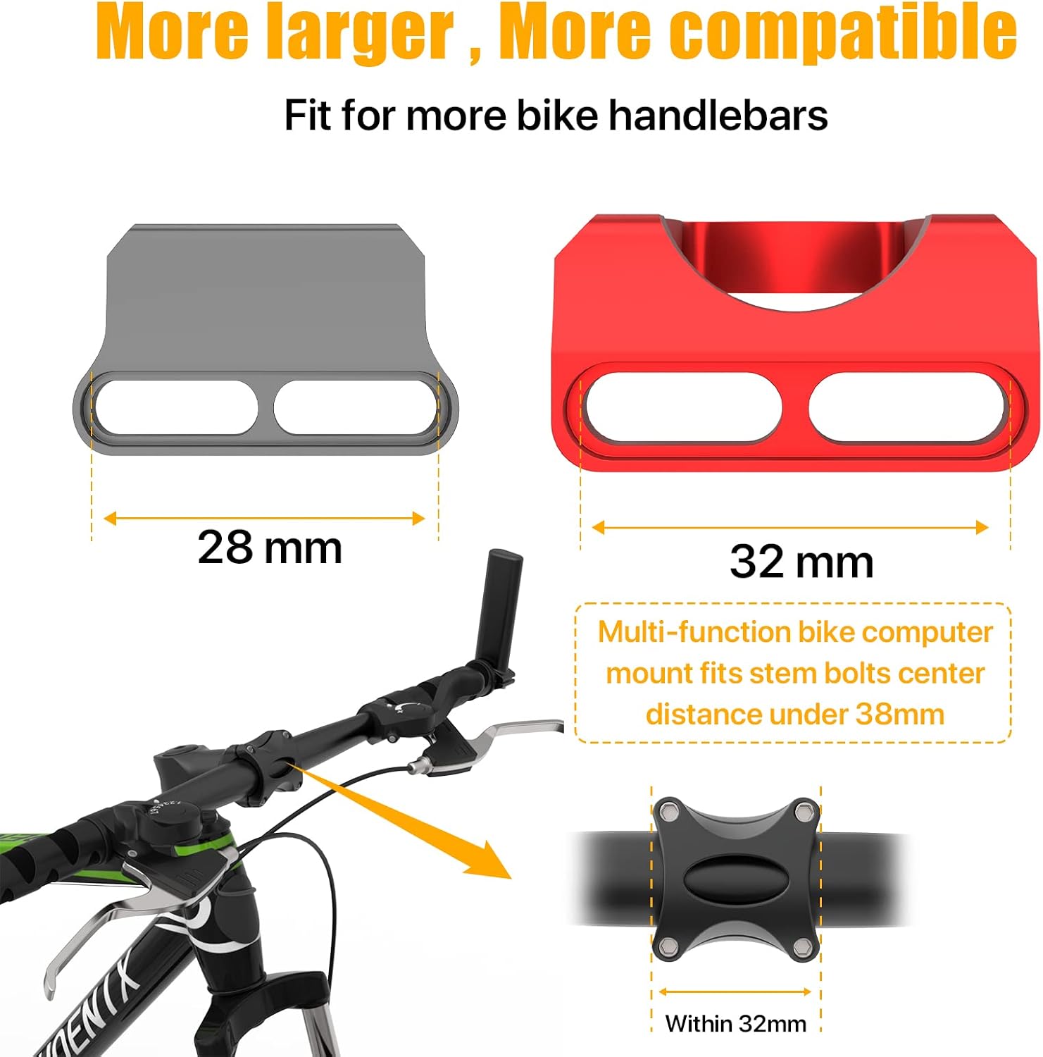 bike computer mount garmin bike mount for garmin edge 130 200 500 510 520 800 810 820 1000 1030 bike mount compatible with wahoo elemnt bryton ca