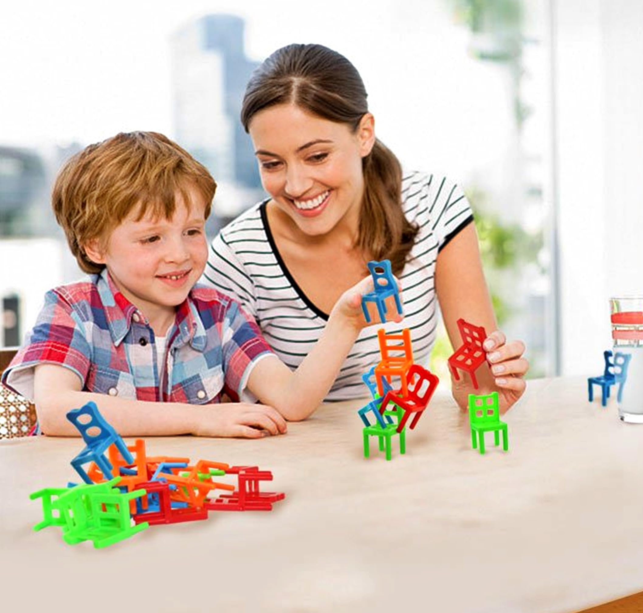 Premium Popular Stacking Game Chair on Chair - Balance Chairs Ladder & Chairs Stacking Chair Game Skill Game Family Game with Fun - Image 3
