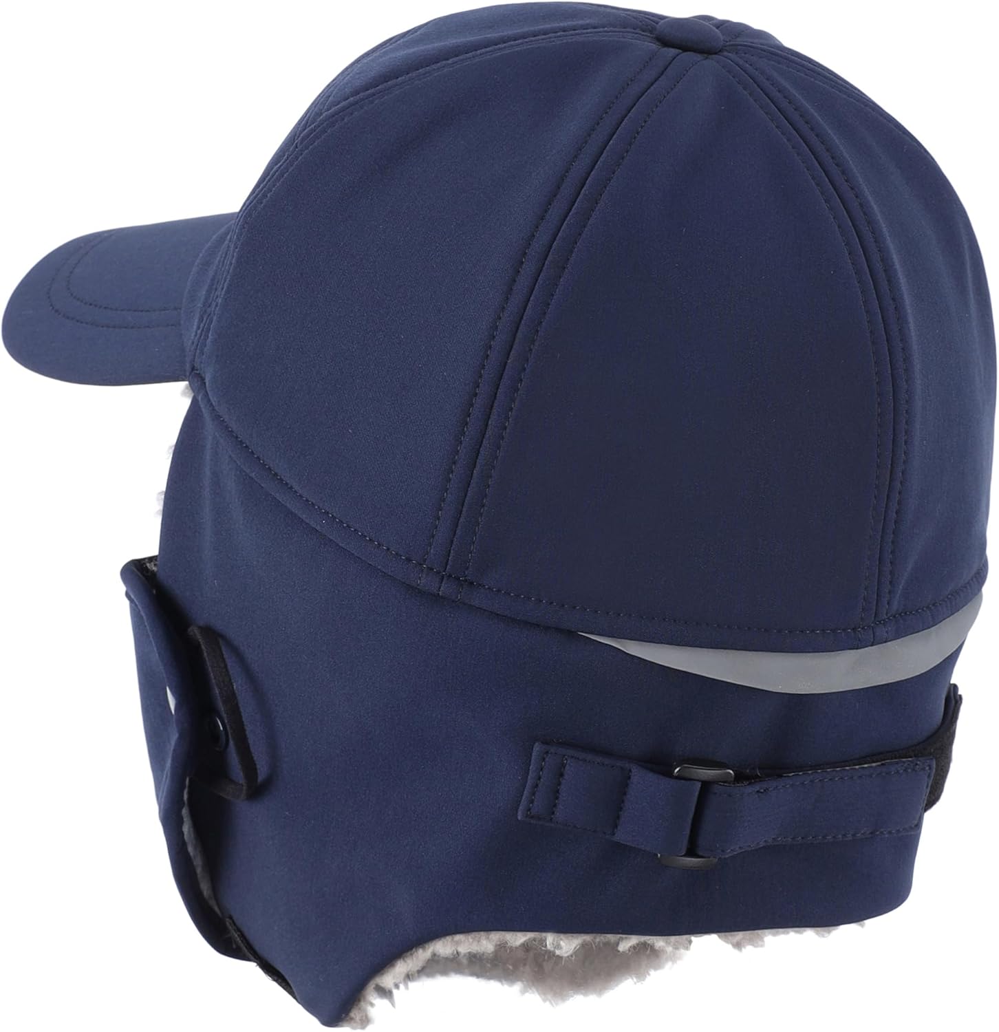 Connectyle Warm Winter Hat with Ear Flaps Mask Cold Weather Outdoor Ski Cap Water-Resistant Baseball Trapper Hat for Men - Image 2