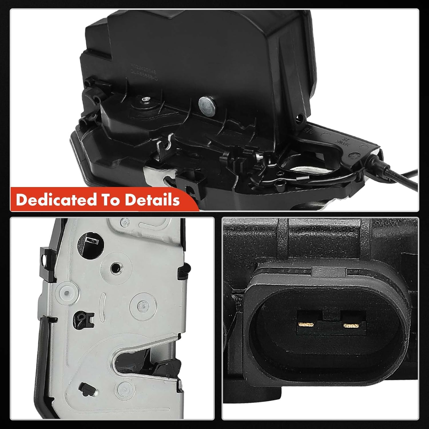A-Premium Rear Right Passenger Door Lock Actuator Compatible with BMW 528i 535d 535i 550i 740i 740Ld xDrive 740Li xDrive 750i xDrive 750Li xDrive 760Li & More, for Model with Soft Close System