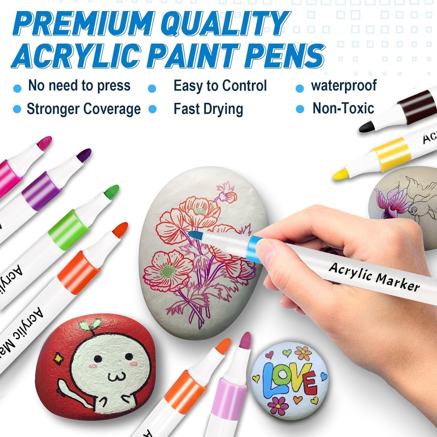 Corslet 85pcs Stationery Items Dual Tip Markers Colour Set 48pc Alcohol Markers Set & 36pc Brush Pens Set Sketch Pen Colour Alcoholic Markers Set