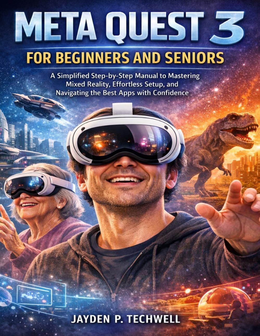 META QUEST 3 FOR BEGINNERS AND SENIORS: A Simplified Step-by-Step Manual to Mastering Mixed Reality, Effortless Setup, and Navigating the Best Apps with Confidence