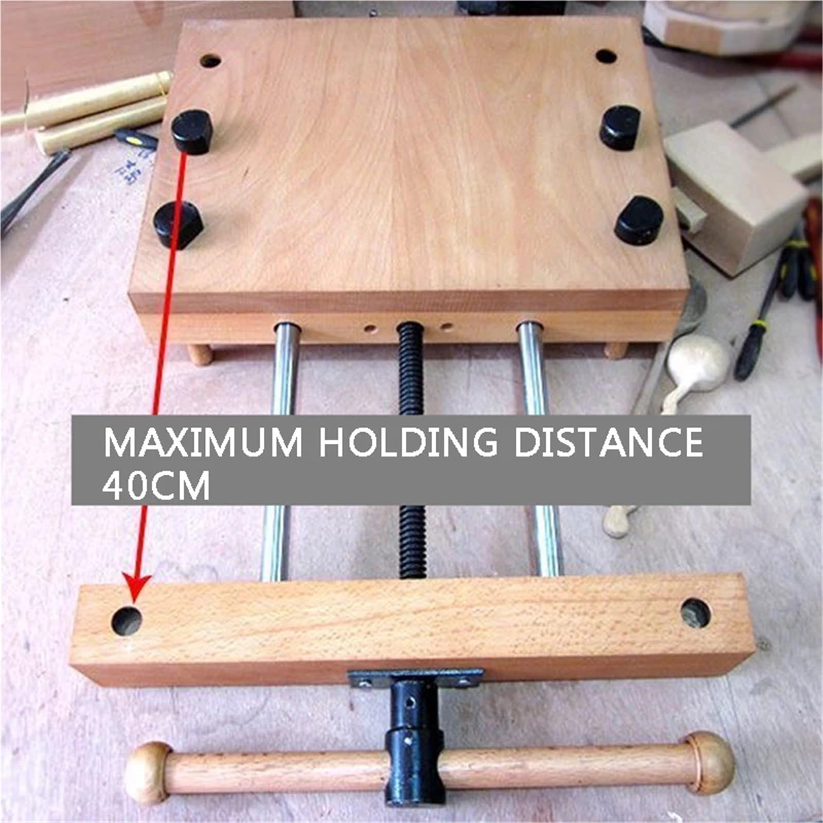 1Pcs Haushalt Kleine Holzbearbeitungswerkbank Holzbank Multifunktionale Desktop Diy Holzbearbeitungsbank