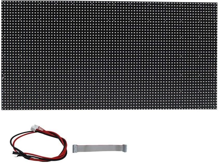P3.2 Bendable LED Matrix Module (256x128mm), 3200 dots, 150° Bend Angle, 1/20 Scan, 800 Nits with Flexible RGB Digital Pixel Panel Screen,Brightness for Indoor Display