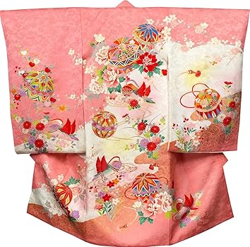 産着 お宮参り用品 着物 女の子 あこがれゆめ　ゆんぴ Amazon.co.jp: [あこがれゆめ] お宮参り 女の子 着物 女児祝着
