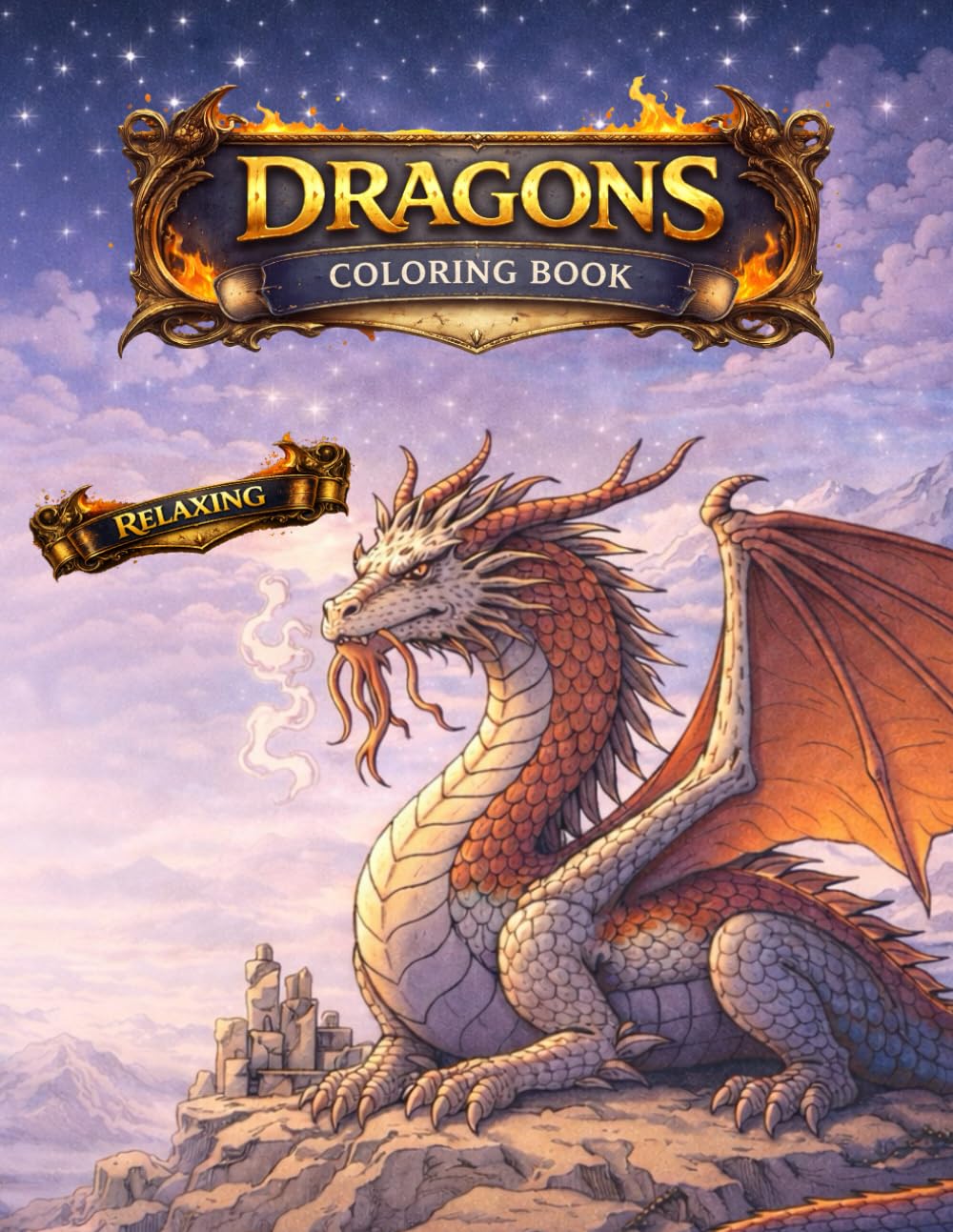 Dragons: COLORING BOOK (DREAM AND COLOR WITH ALFIE)