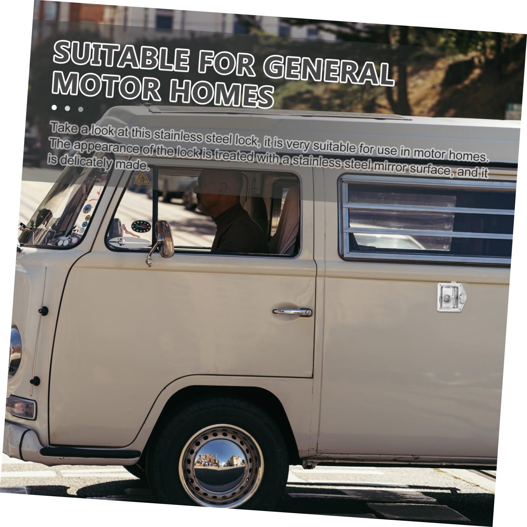 ibasenice Edelstahl Kastenverschluss mit Schlüssel T-Förmiges Schließfach Schloss für Industrielle Verteilerschränke und Anhänger Einfache Bedienung und Montage