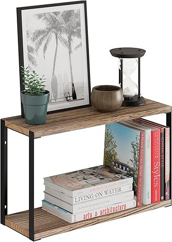 Miniatura 8 de Wallniture Roca - Estantería de 17 x 6 pulgadas para decoración de sala de estar estante organizador de baño para accesorios de baño estantes