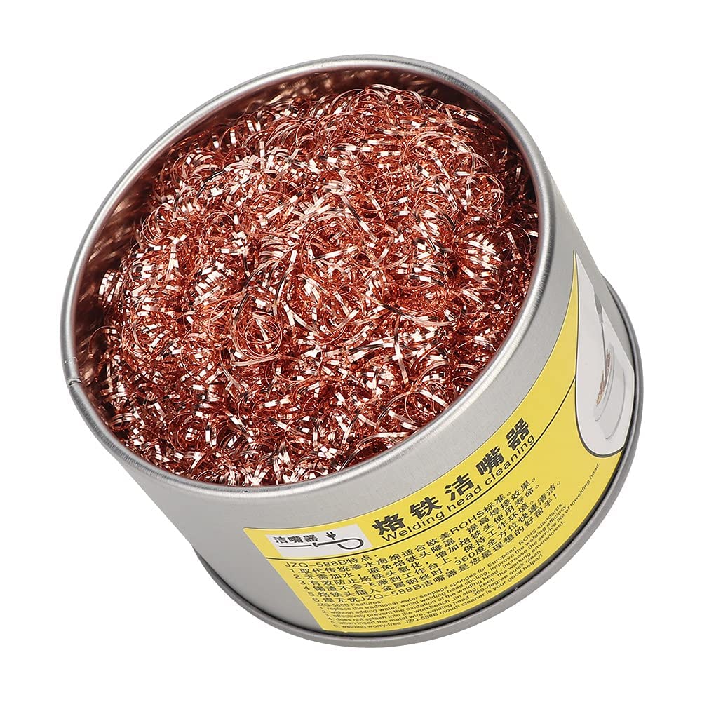 SP Electron Pack of 1 Pcs Soldering Solder Iron Tip Cleaner Cleaning Steel Wire Stand Set for Soldering Work-image-10