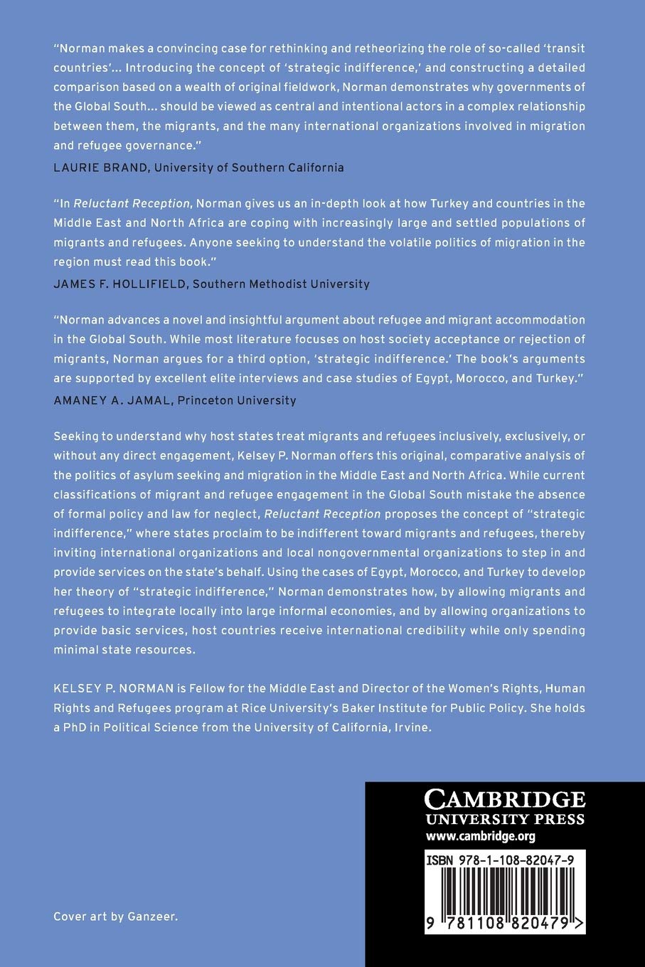 Reluctant Reception: Refugees, Migration and Governance in the Middle East and North Africa